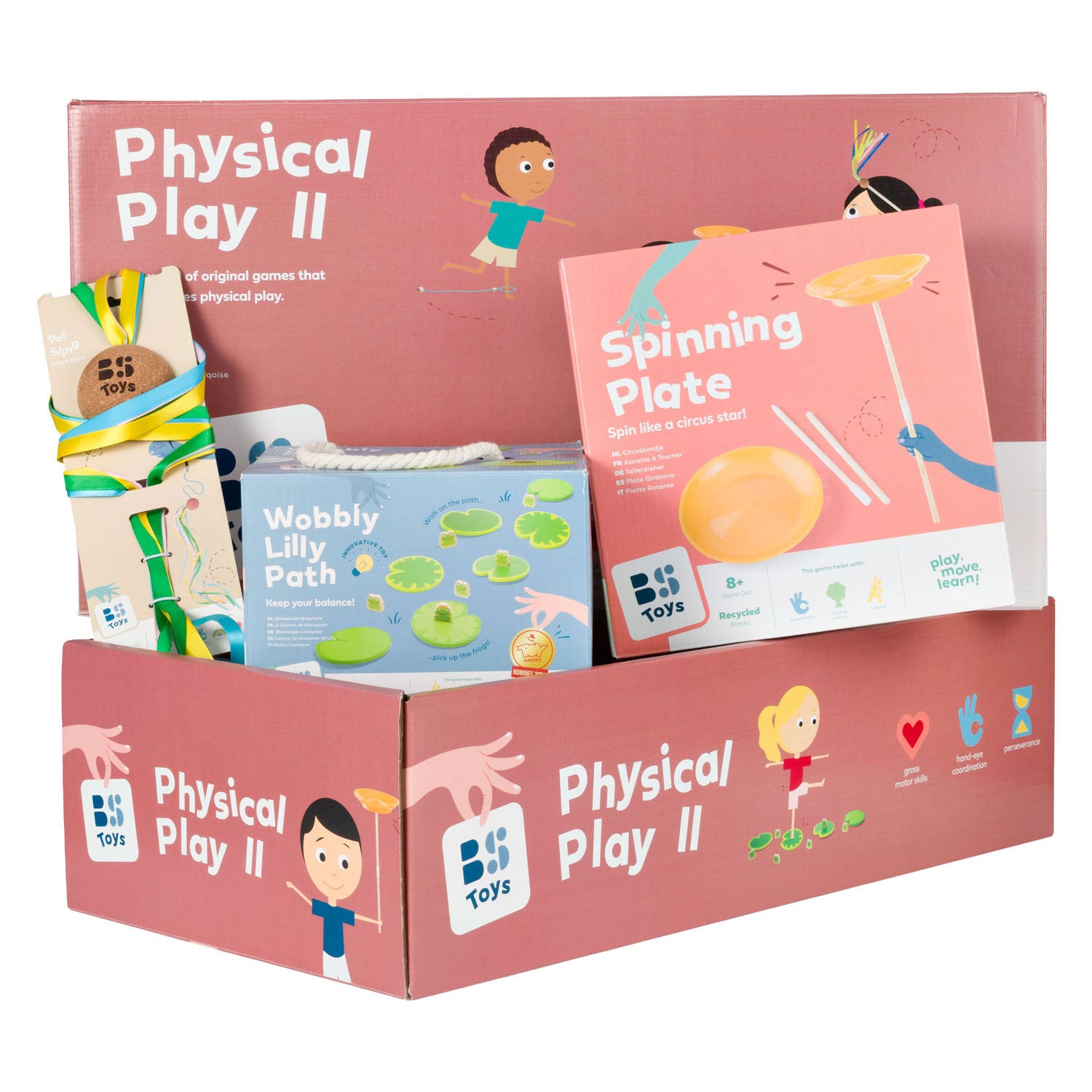 Bs Toys Ensemble de jeu physique 2 groupes - 8 pièces.