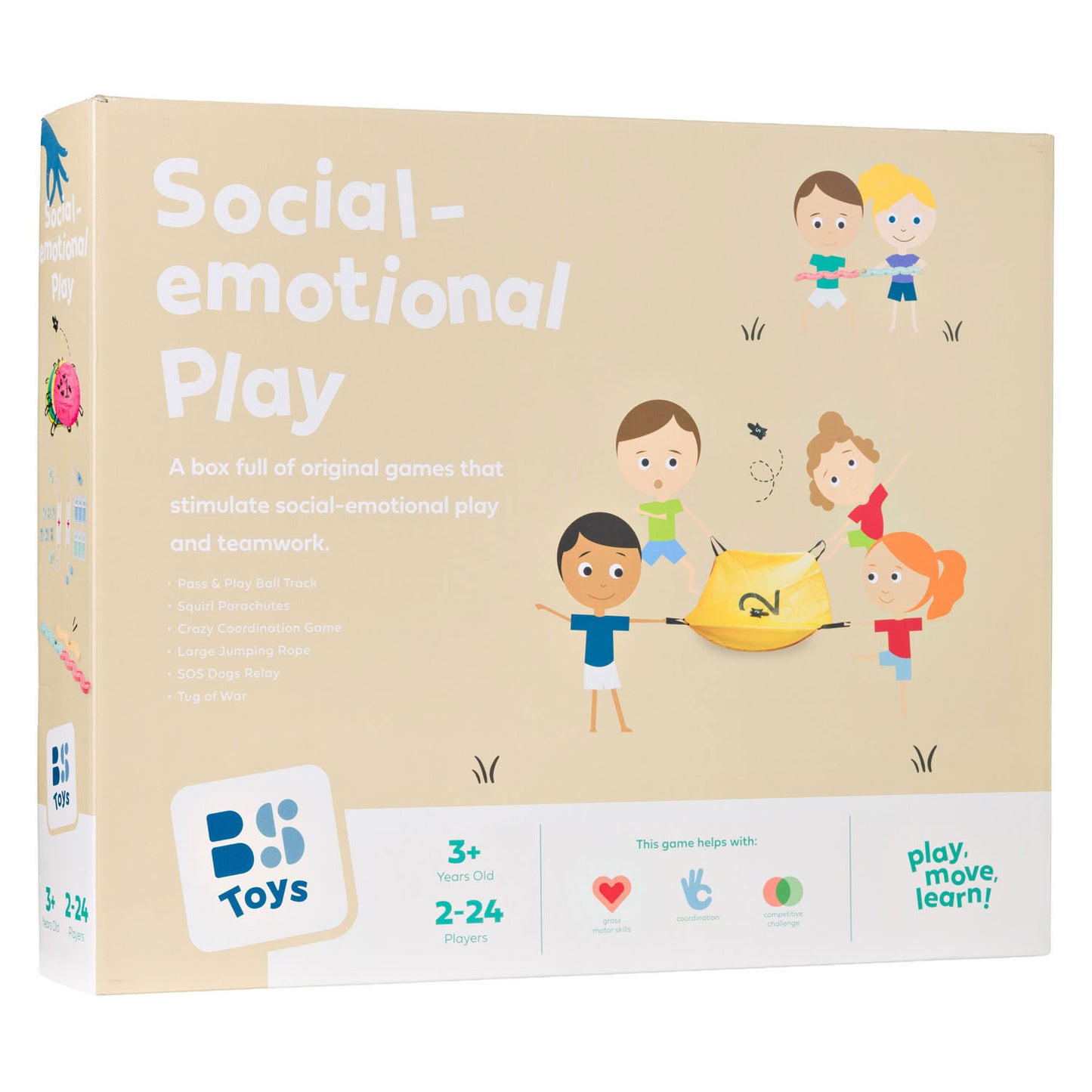 Bs Toys Ensemble de jeu social et émotionnel - 6 pièces.