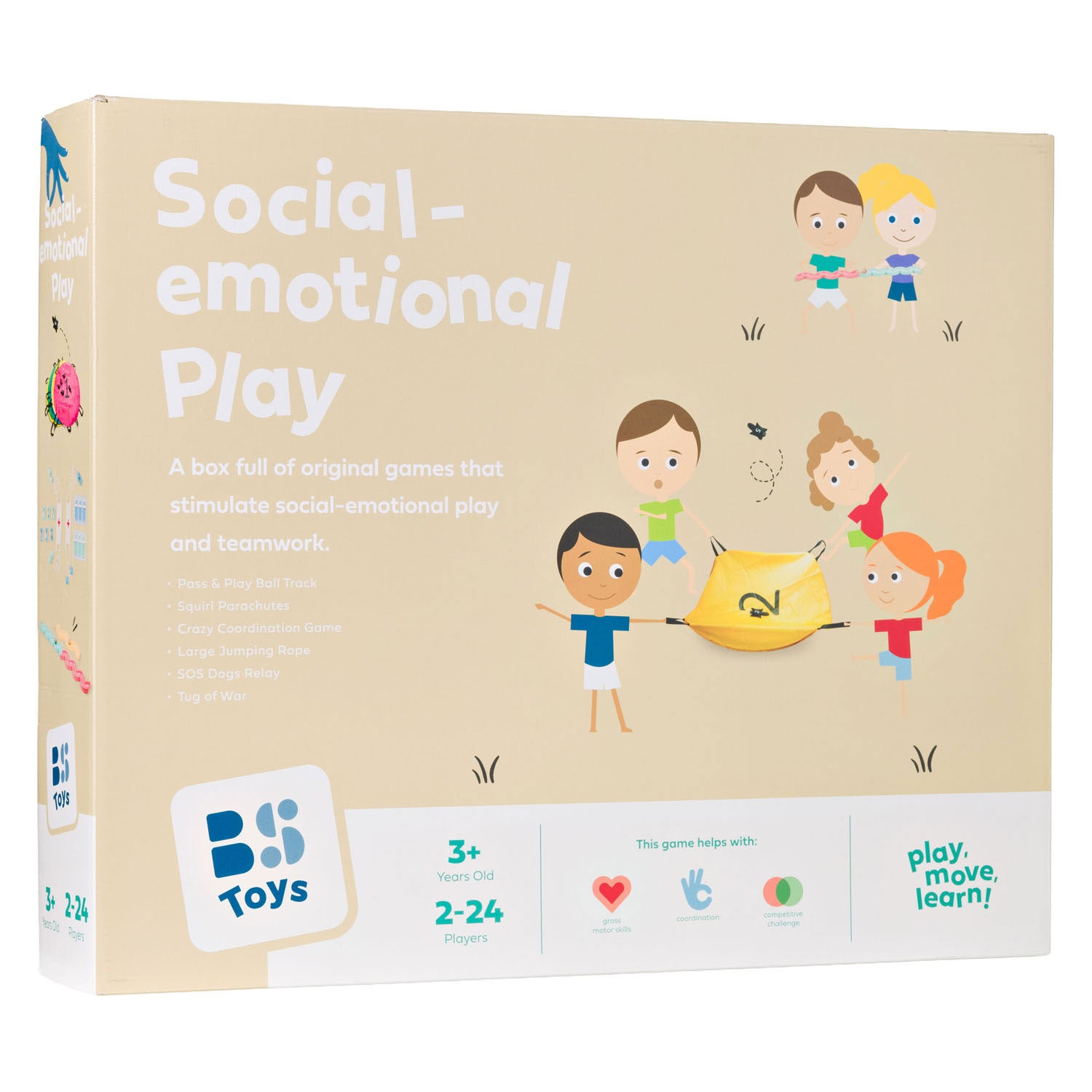 Bs Toys Ensemble de jeu social et émotionnel - 6 pièces.