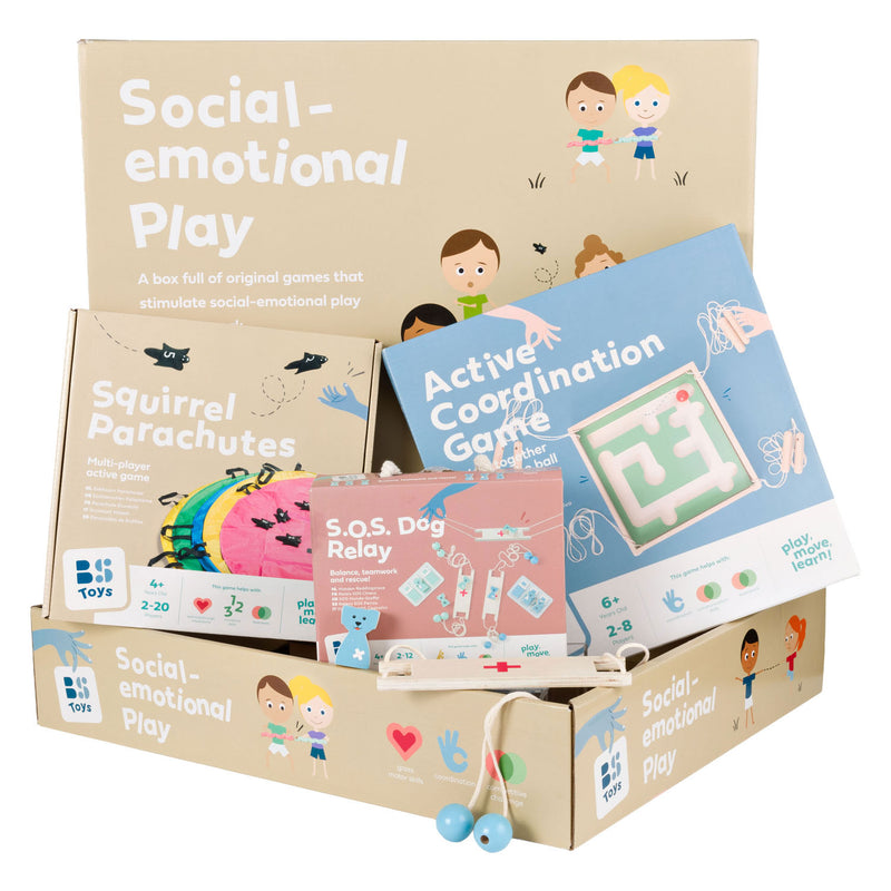 Bs Toys Ensemble de jeu social et émotionnel - 6 pièces.