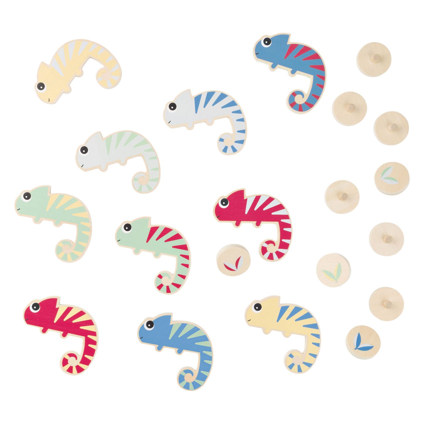 Chasse aux couleurs du caméléon Bs Toys