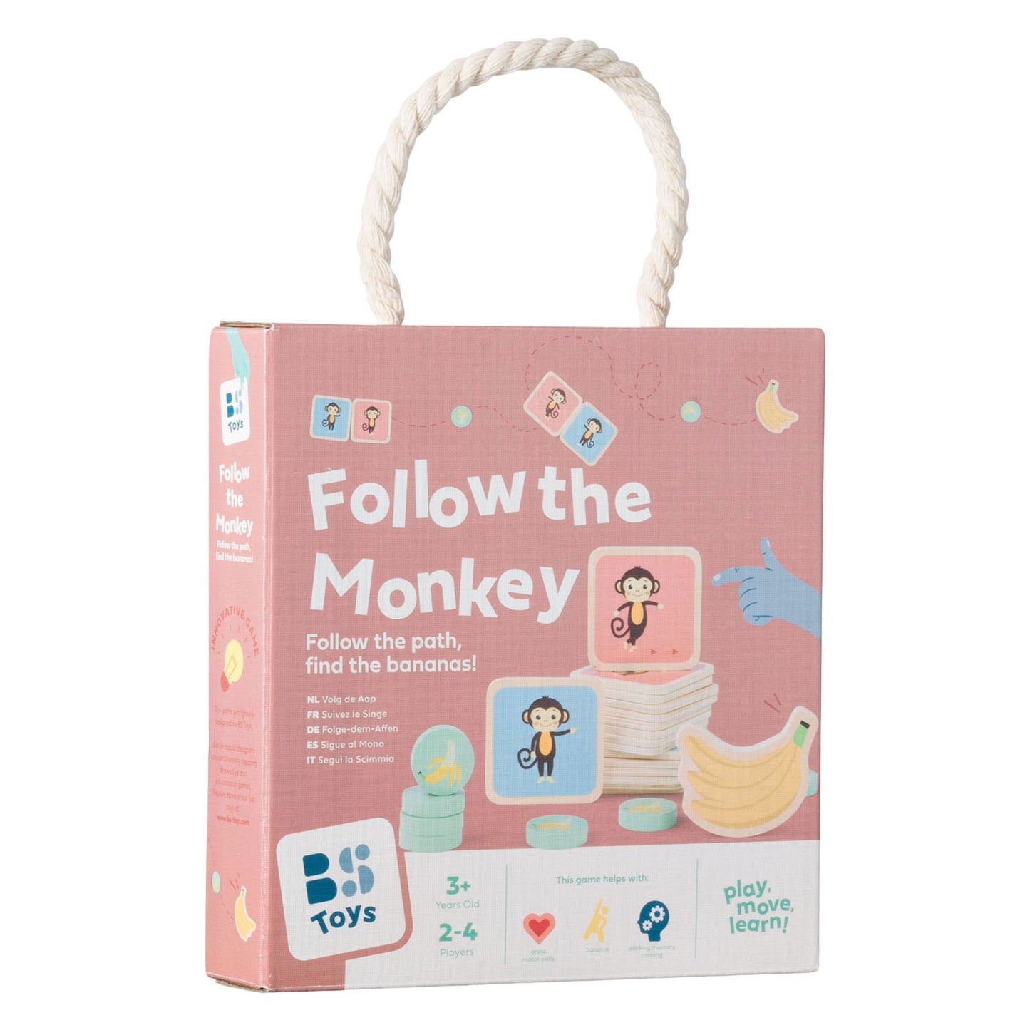 Les jouets Bs suivent le singe - 2-4 joueurs