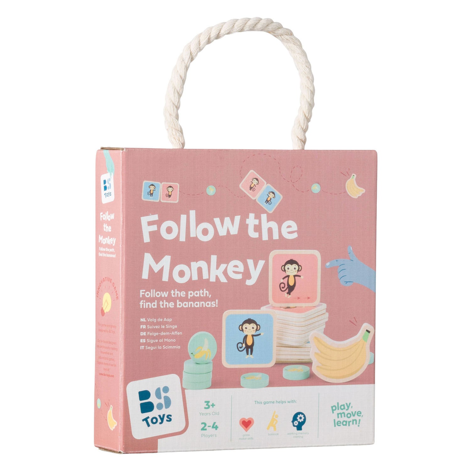 Les jouets Bs suivent le singe - 2-4 joueurs
