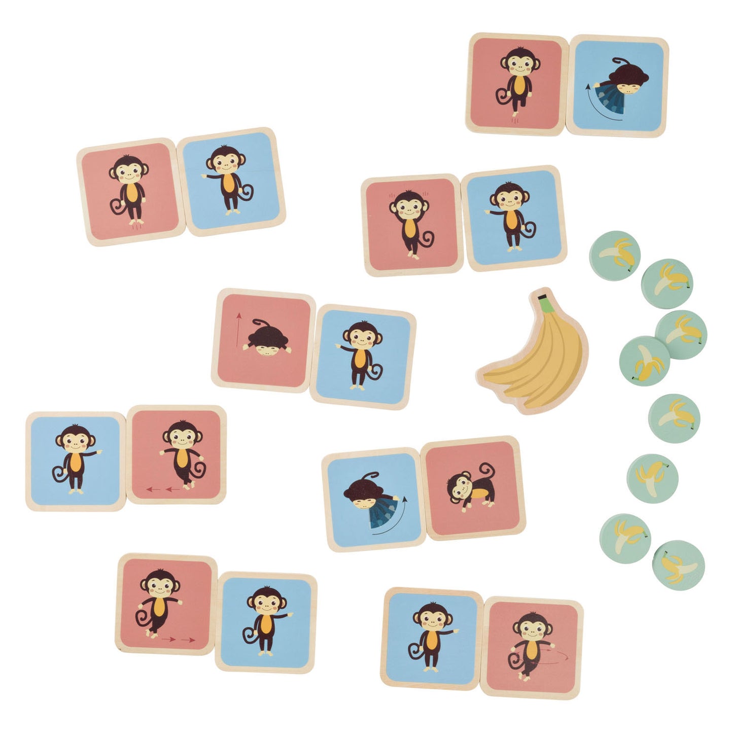 Les jouets Bs suivent le singe - 2-4 joueurs