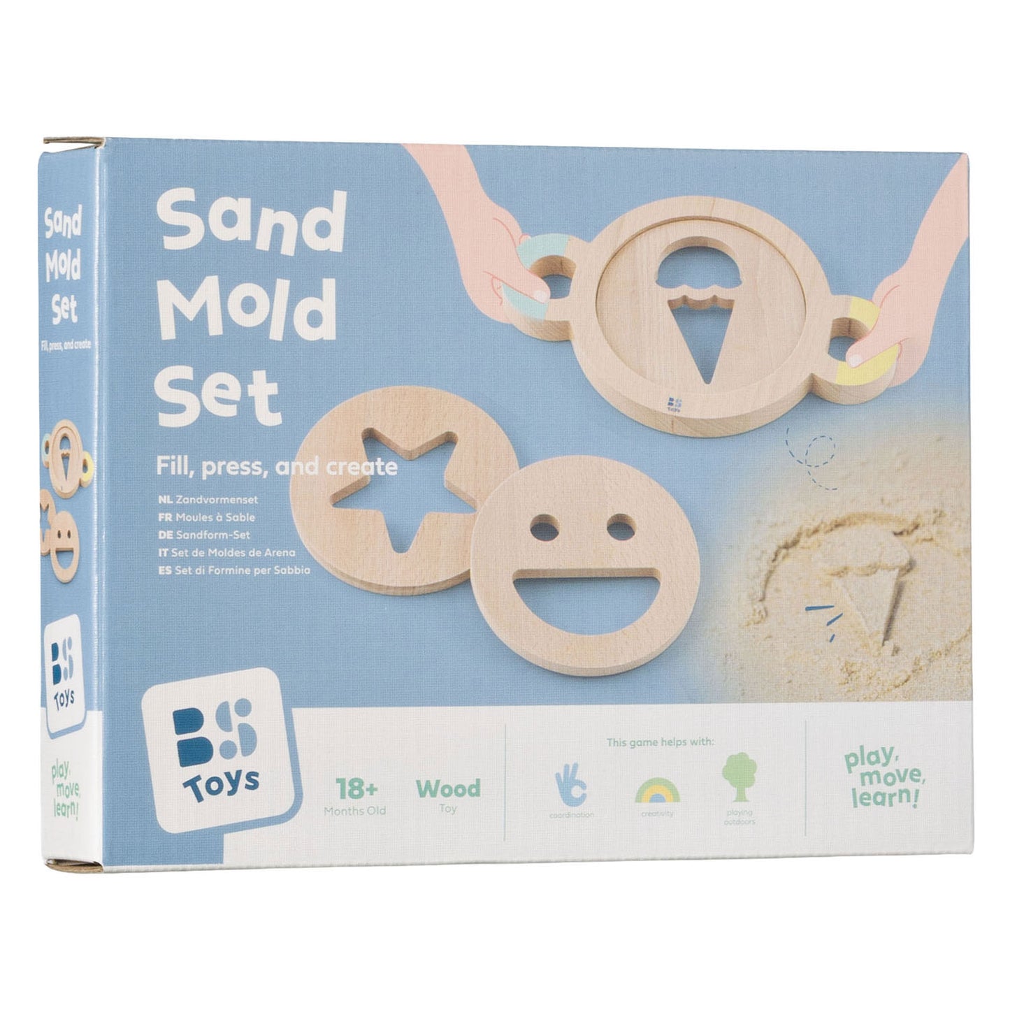 Ensemble de moules à sable Bs Toys