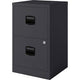 Commode à dossiers suspendus bisley pfa2zw 2 tiroirs noir