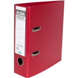 Ordner elba rado plast rouge a5 500 feuilles carton pvc