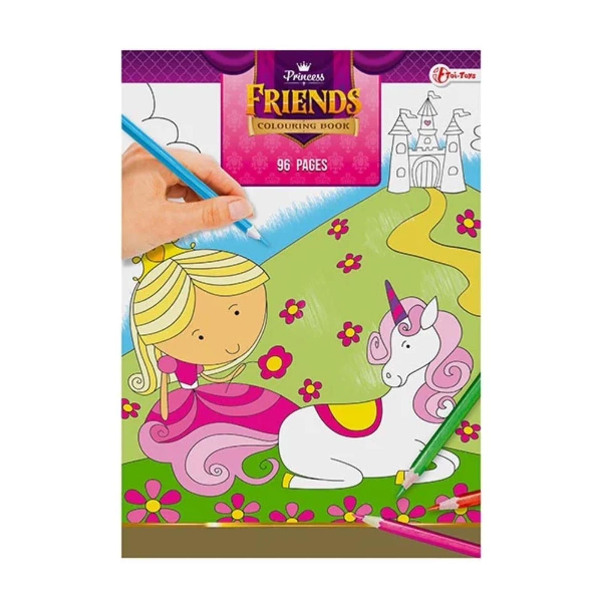 Princess Friends Friends Color Book 96 pages