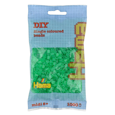HAMA Iron Perles 1000 pièces vertes transparentes