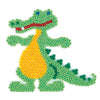HAMA Crocodile de plaque de perles de fer