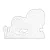 Lion de plaque de perles de fer hama