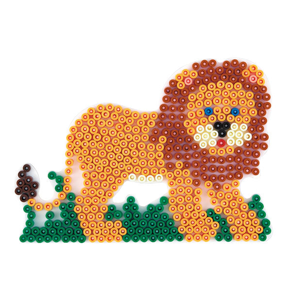 Lion de plaque de perles de fer hama
