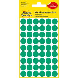 Points de marquage avery vert 3143