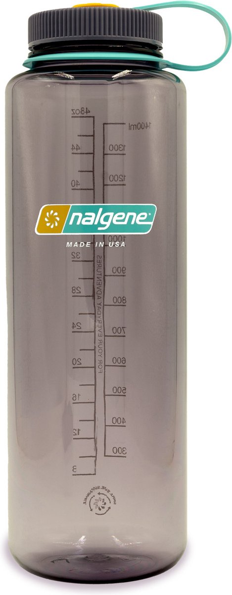 Nalgene - bouteille à large goulot - gourde - bouteille d'eau - 1500 ml - étanche - sans bpa - sustain - aubergine
