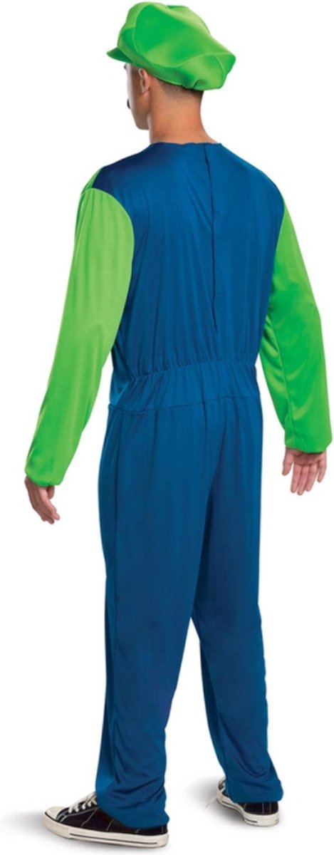 Disguise Nintendo Super Mario Brothers Luigi Costume classique - M - Bleu Vert