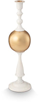 Pip studio chandelier sphère - bougeoir en métal - or blanc - 44cm