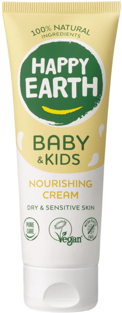 Crème nourrissante 100% naturelle Happy Earth Baby Kids - 75 ml