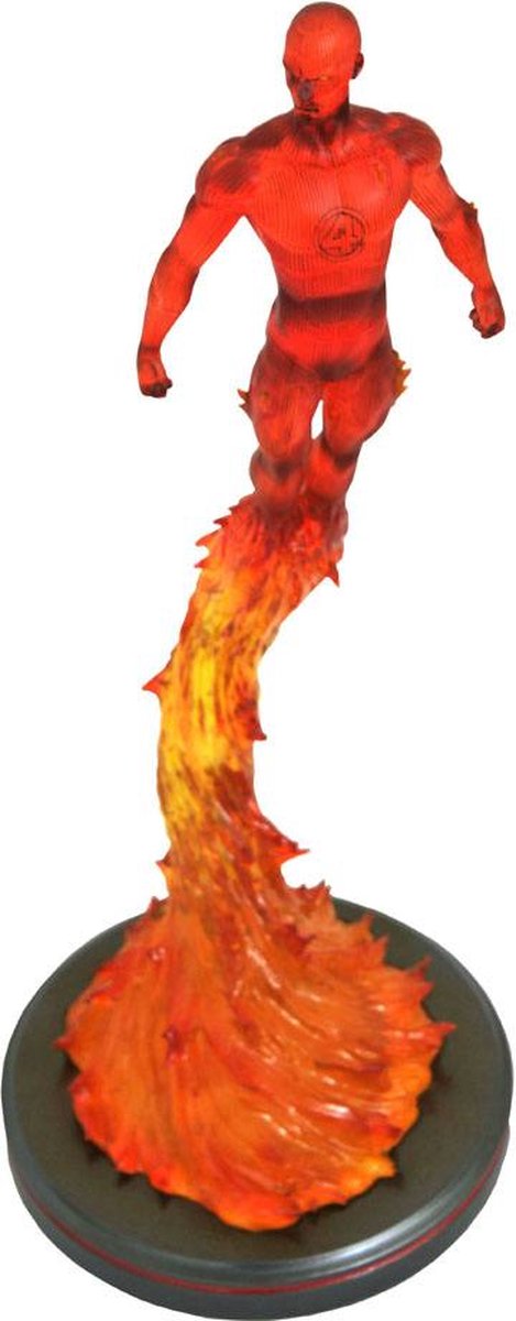 Diamond select marvel comic premier collection statue torche humaine 36 cm