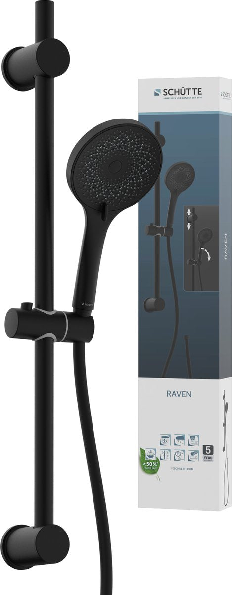 Schütte schütte gang de douche ensemble Raven Matzwart