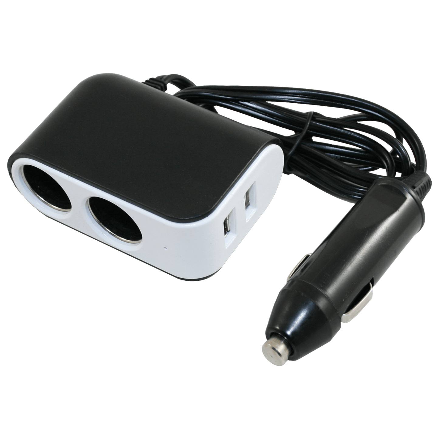 Adaptateur standard 12v vers 2x prise uni et 2x usb-a