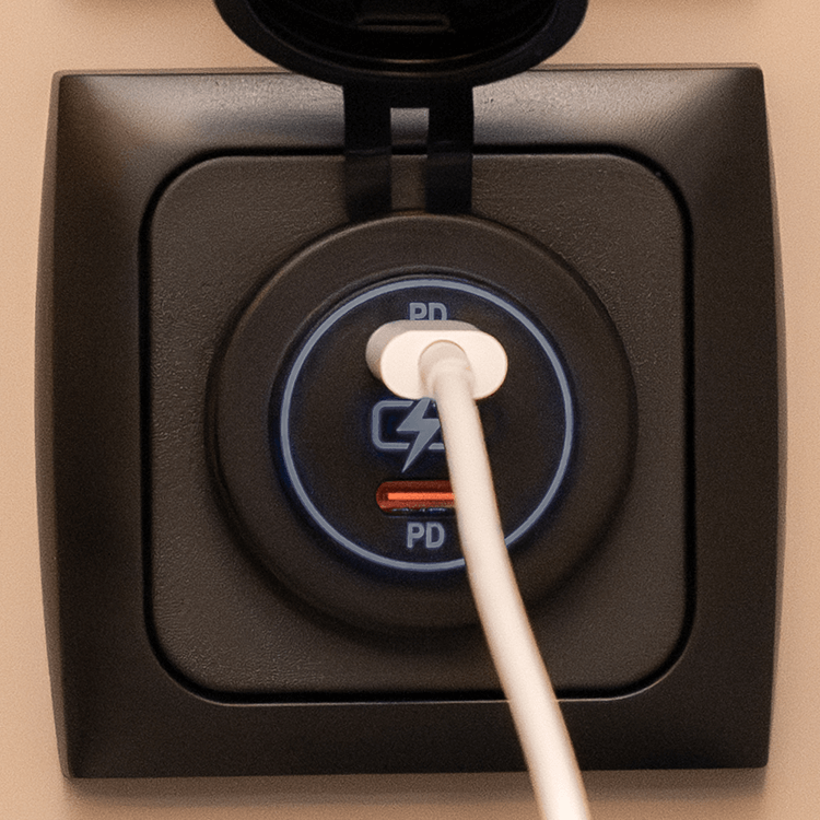 Chargeur Power line 2x USB-C PD - emballé