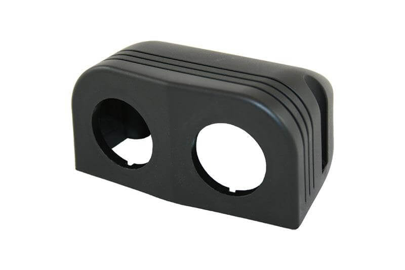 Cadre en saillie double Power Line noir