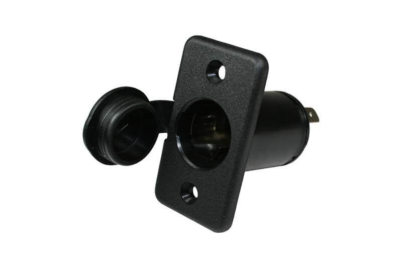 Prise murale encastrable 12v avec couvercle