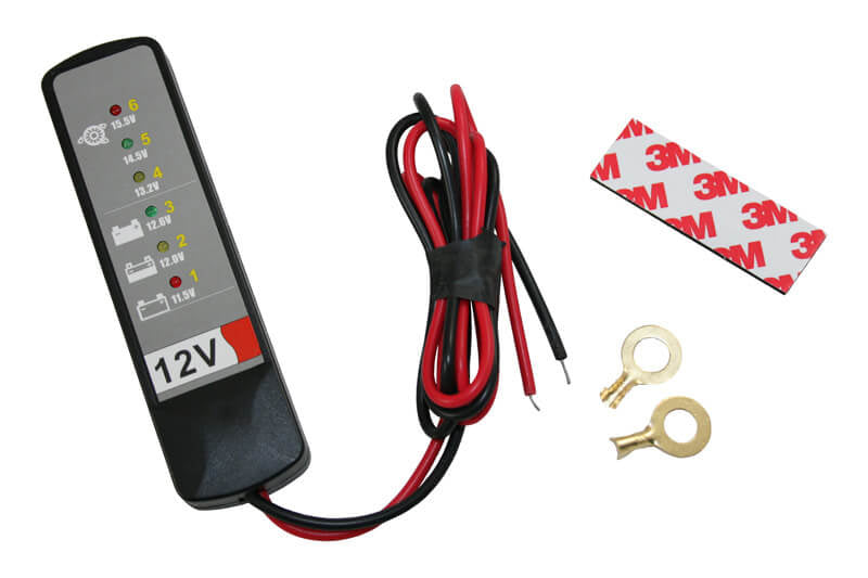 Testeur de batterie Flash 6-16 volts