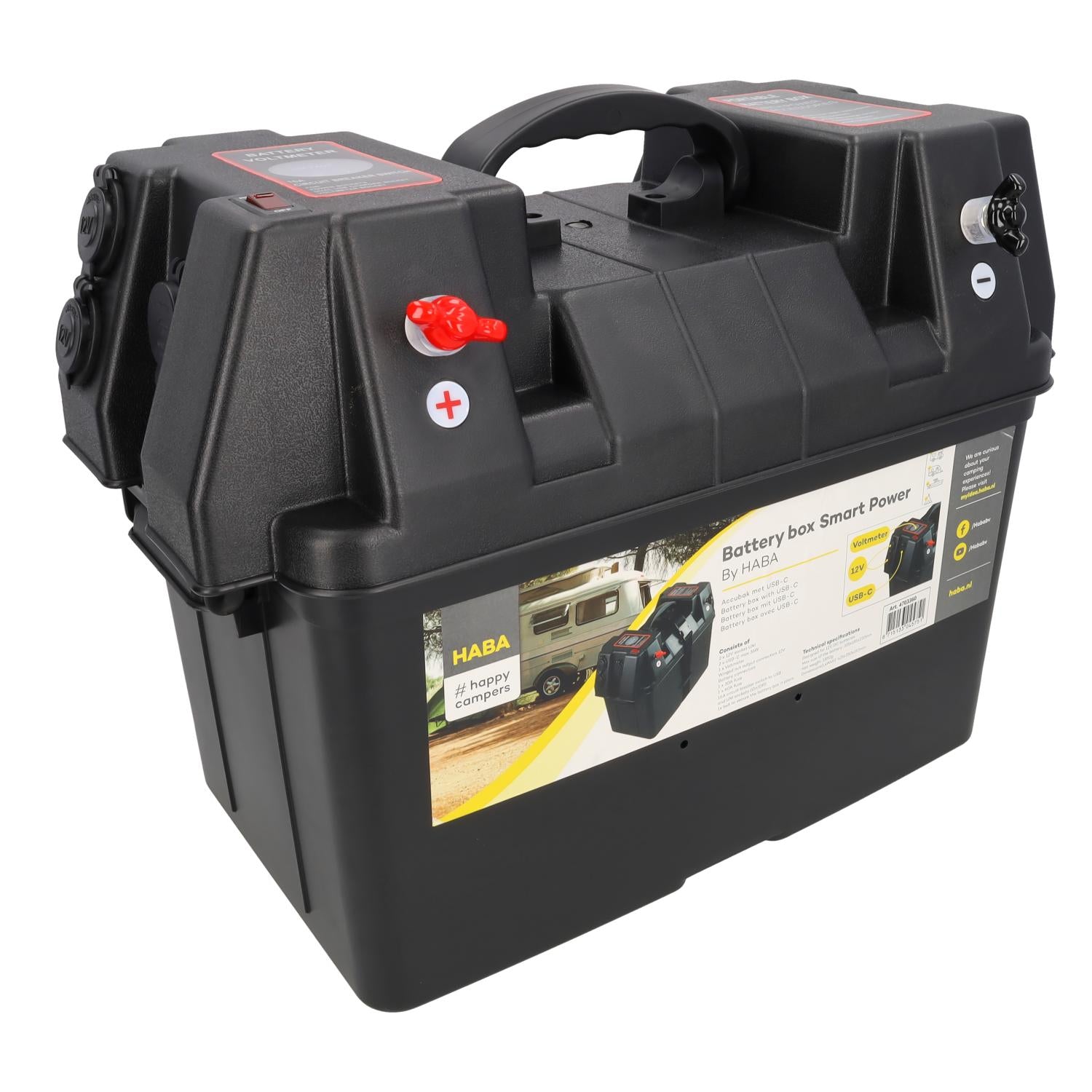 Boîtier de batterie smart power - boîtier de batterie pré-câblé avec accessoires