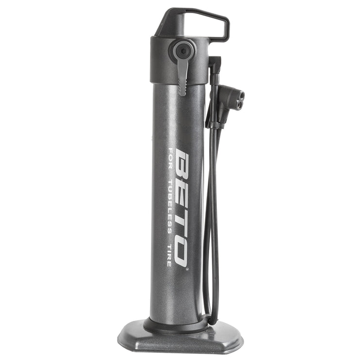 pompe à vélo universelle (av,dv,fv) 13 Bar gris acier