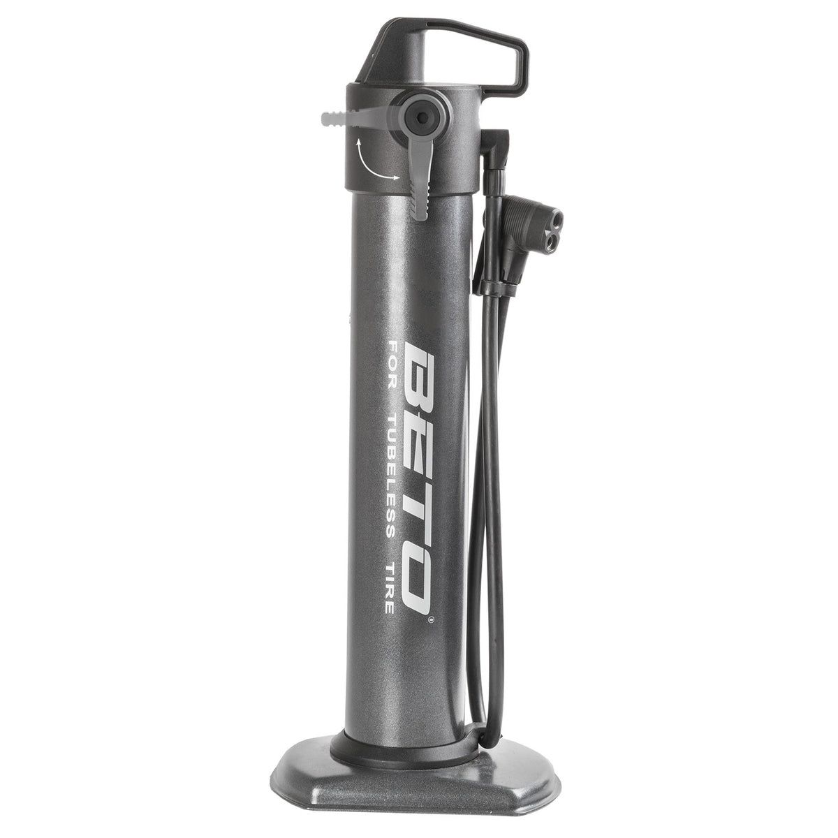 pompe à vélo universelle (av,dv,fv) 13 Bar gris acier