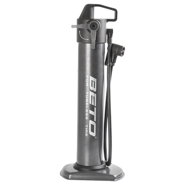 pompe à vélo universelle (av,dv,fv) 13 Bar gris acier