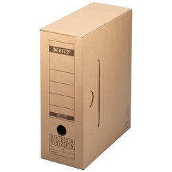 Boîtes d'archives leitz carton marron