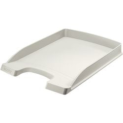 Corbeille à courrier Leitz Plus gris A4 en polystyrène
