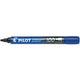 Marqueur permanent pilot 100 1mm pointe ronde bleu