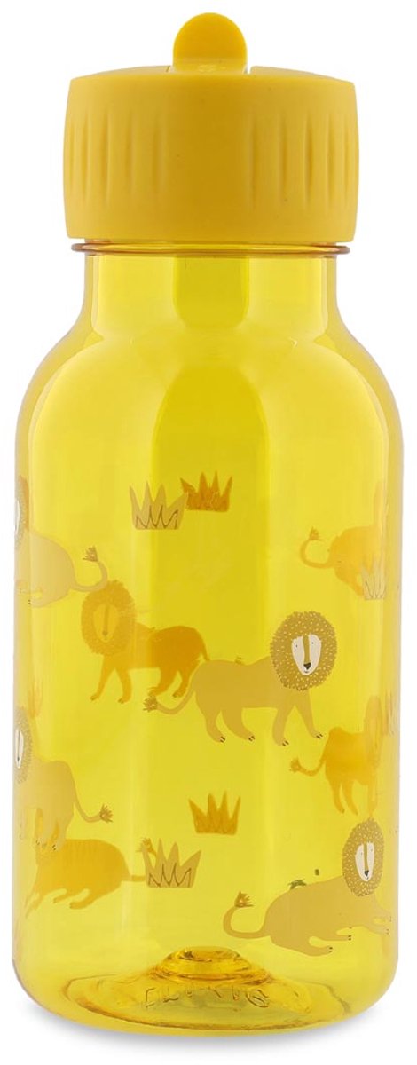 Gourde Trixie avec imprimé – lion animé - gourde tritan™ pour enfants – 350 ml - gourde étanche