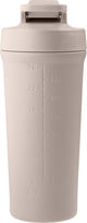 Aya ida - bouteille shaker - gourde - sport - fitness - shake cup - 750ml - beige crème