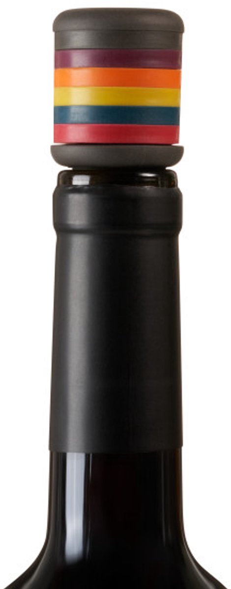 Bouchon à vin Innovine™ avec 6 marqueurs de verre