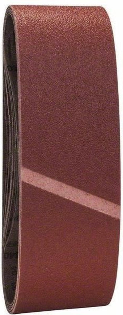 Jeu de bandes abrasives Bosch 9 pièces 74 x 533 mm - grain 60 ; 80 ; 100