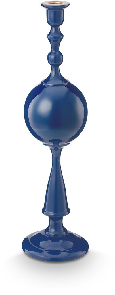 Pip studio chandelier sphère - bougeoir en métal - marine - 44cm