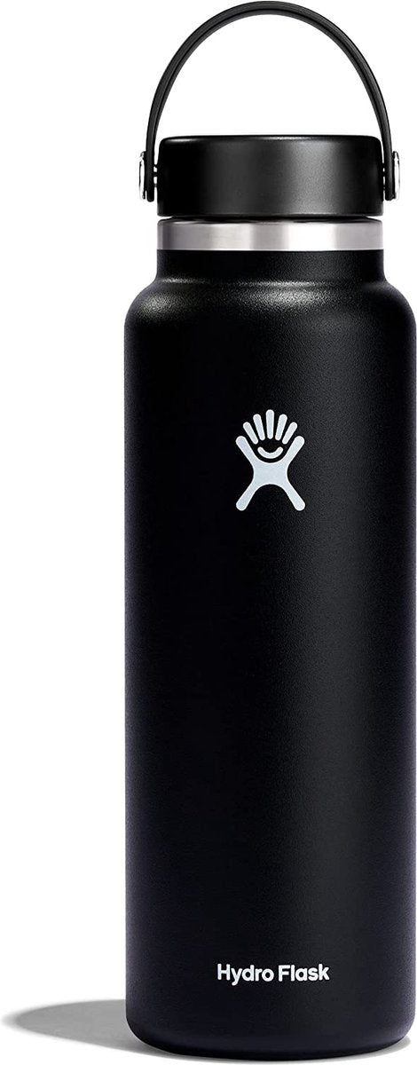 Gourde Hydro Flask à col large et bouchon flexible (1182 ml) - blanche
