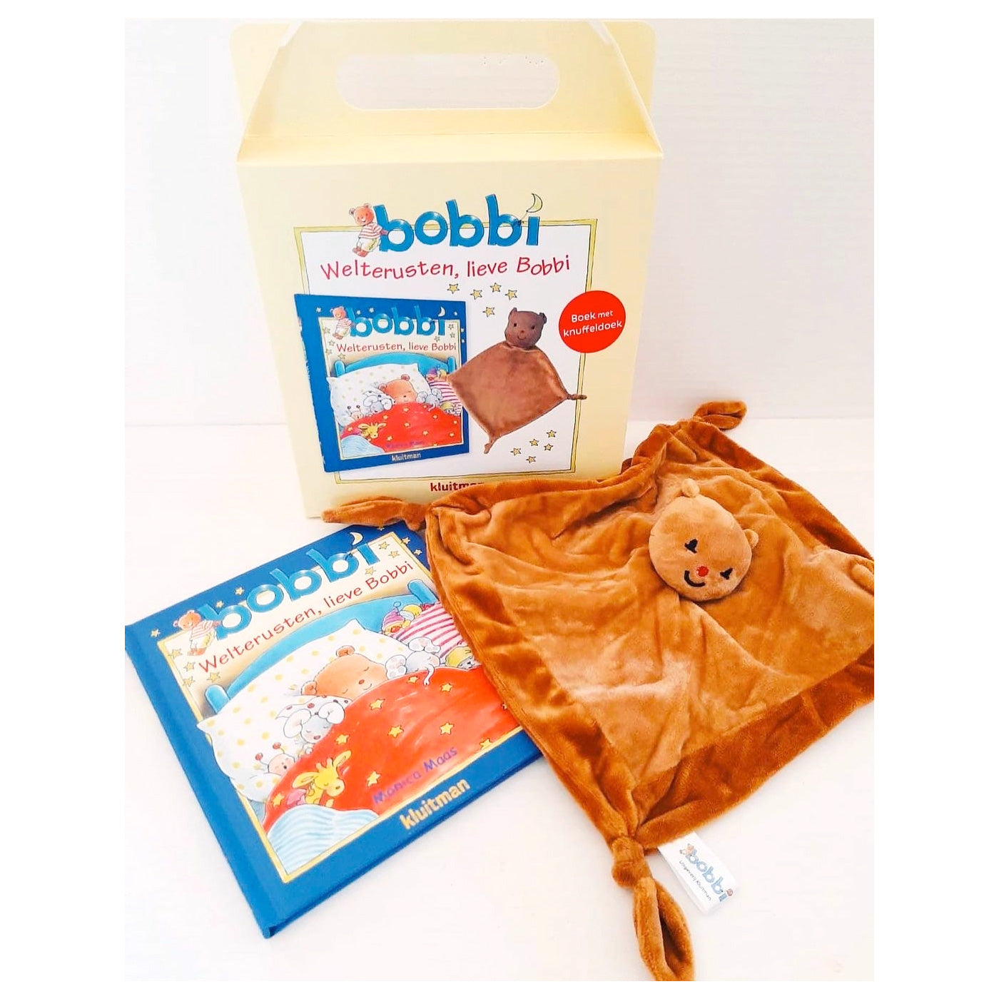 Bonne nuit, cher Bobbi avec un chiffon de câlins