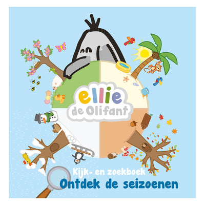 L'éditeur Kluitman regarde le livre de recherche Ellie de Olifant Discover the Seasons