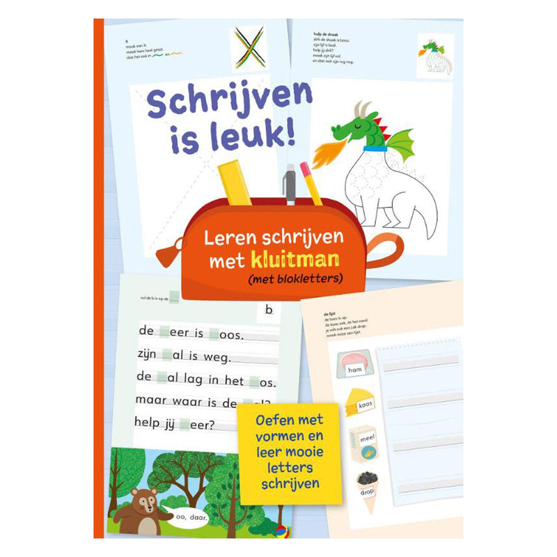 Apprendre à écrire Kluitman avec l'écriture de Kluitman est amusant! (Avi-M3)