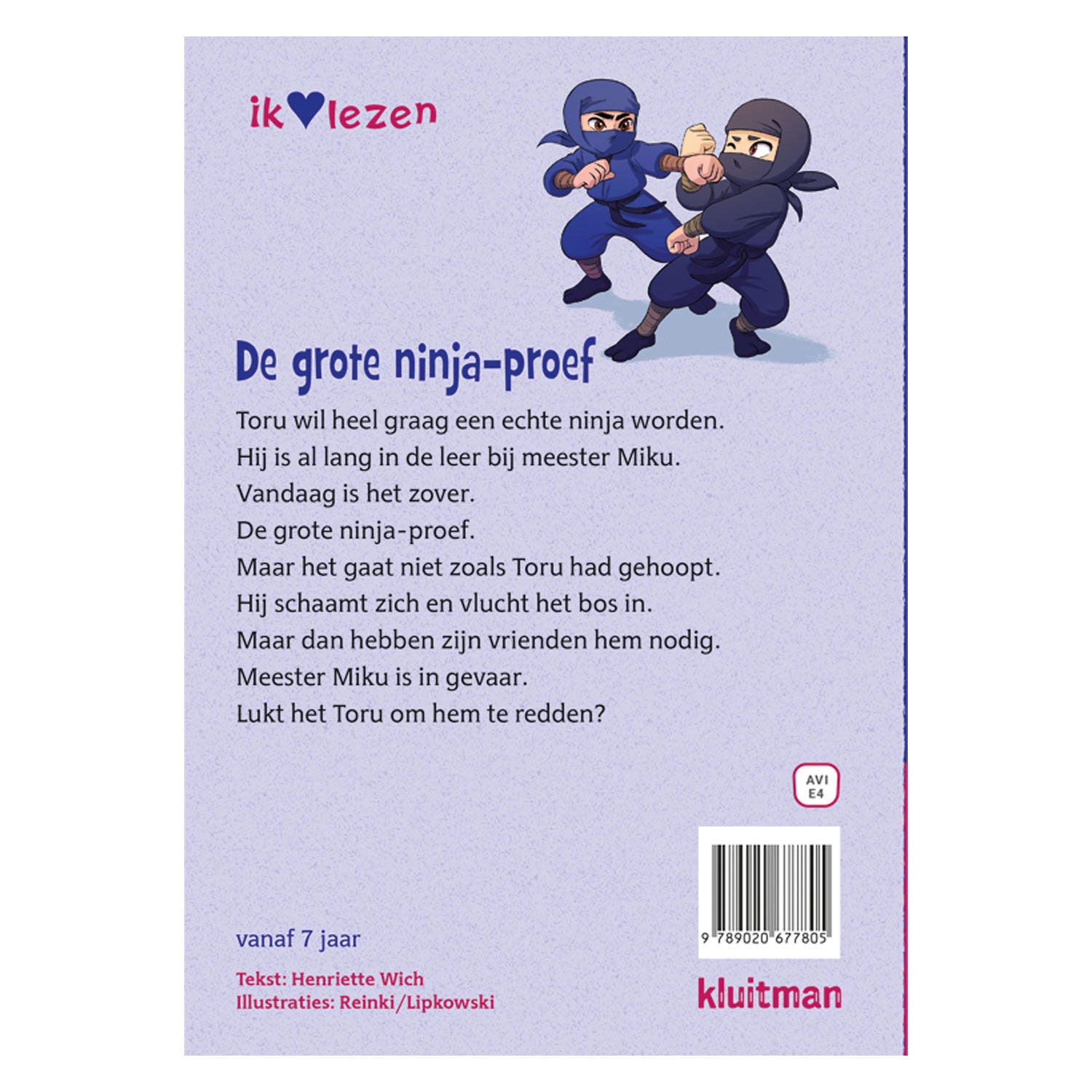 Éditeur Kluitman Le Great Ninja Taste Avi-E4
