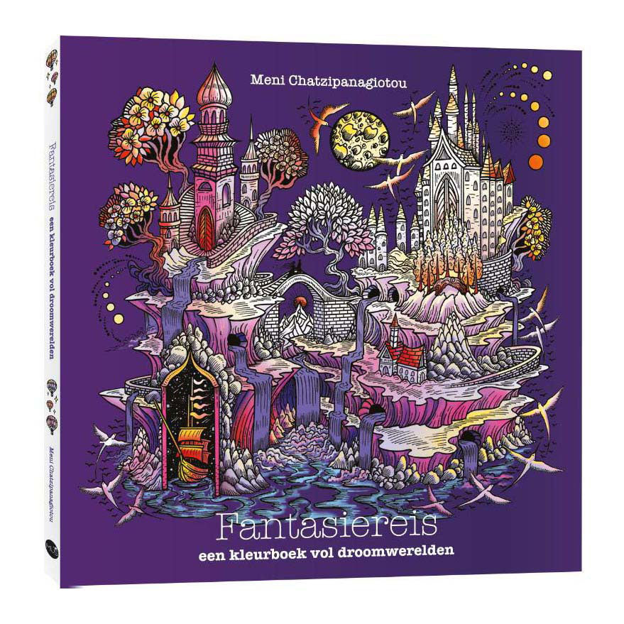 Livre de coloriage voyage fantastique de l'éditeur Kluitman