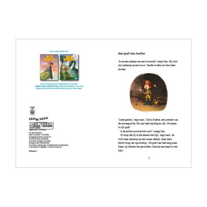 Uitgeverij Kluitman Dex Daring - L'Œil de Ra - Avi E4