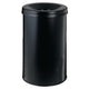 Poubelle Atlanta 49,2x31,5cm 30,9litres couvercle extincteur noir
