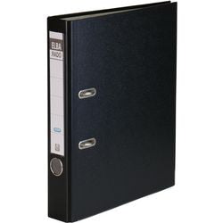 Ordner elba rado noir brillant a4 350 feuilles carton polypropylène