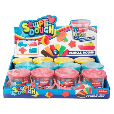 Toi-toys sculptidough kleiset avec moule dans un seau, 7dlg.